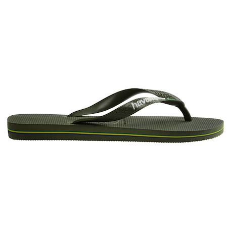 Tongs  à enfiler Vert gris 1 - vertbaudet enfant 