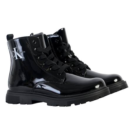 Bottines  à lacets Noir 3 - vertbaudet enfant 