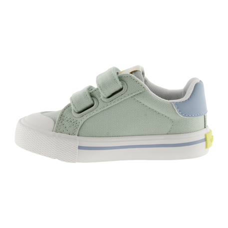 Baskets basses  à scratch Jeans+Melon 11 - vertbaudet enfant 