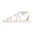 Sandales en cuir à brides Blanc 2 - vertbaudet enfant 