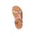 Sandales en cuir  à scratch Or rose 4 - vertbaudet enfant 