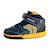 Baskets basses  à lacets  velours Bleu 2 - vertbaudet enfant 