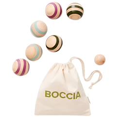 Jeu de pétanque boccia en bois  - vertbaudet enfant