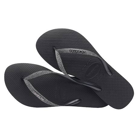 Tongs  à enfiler Gris+Noir métal foncé 10 - vertbaudet enfant 