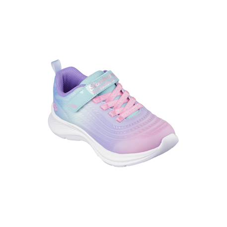 Baskets basses  à scratch Rose multi+Turquoise multi 9 - vertbaudet enfant 
