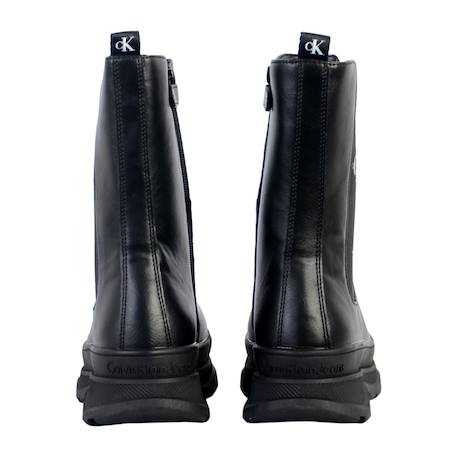 Bottines  à scratch Noir 4 - vertbaudet enfant 
