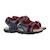 Sandales  velours  à scratch Marine rouge 3 - vertbaudet enfant 