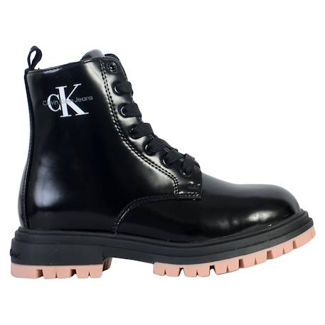 Bottines à scratch Noir 1 - vertbaudet enfant 