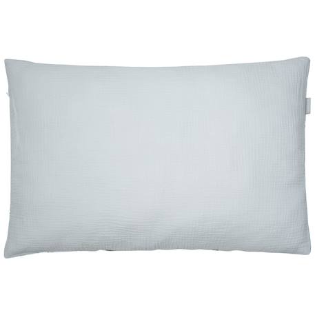 Taie d'oreiller en coton réversible eucalyptus Eucalyptus, vert, gris 3 - vertbaudet enfant 