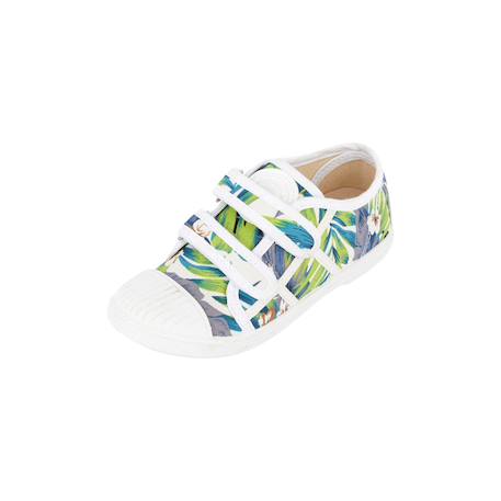 Tennis toile  clory Vert tropical 2 - vertbaudet enfant 