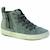 Baskets montantes  à lacets  velours Grey+Jeans 1 - vertbaudet enfant 
