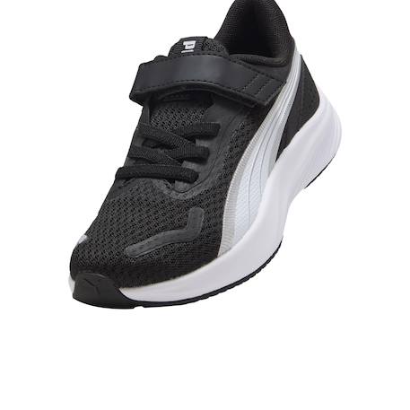 Baskets mixte pounce lite ac+ ps Noir+Noir blanc argent 11 - vertbaudet enfant 