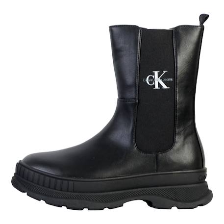 Bottines  à scratch Noir 2 - vertbaudet enfant 