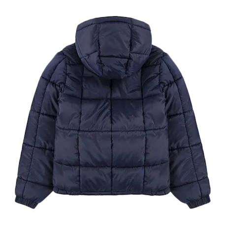 Doudoune   lvb mdwt puffer Bleu+Noir/jaune 2 - vertbaudet enfant 