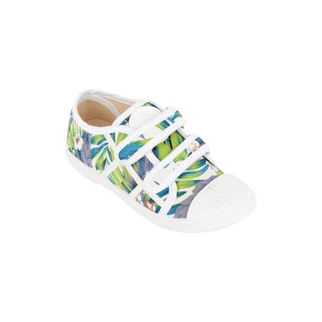 Tennis toile  clory Vert tropical 1 - vertbaudet enfant 