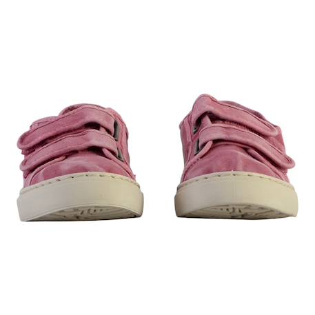 Tennis enfant à scratch Kaki enz+Rose 11 - vertbaudet enfant 