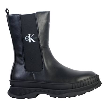 Bottines  à scratch Noir 1 - vertbaudet enfant 