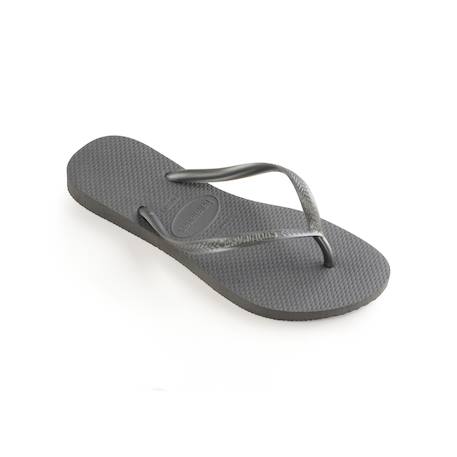 Tongs  à enfiler Gris 4 - vertbaudet enfant 