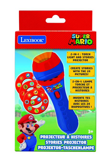 Projecteur à histoires et lampe torche super mario Bleu 4 - vertbaudet enfant 
