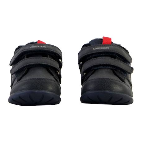 Baskets montantes  à scratch Marine   rouge 5 - vertbaudet enfant 