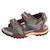Sandales  à scratch Grey red 2 - vertbaudet enfant 