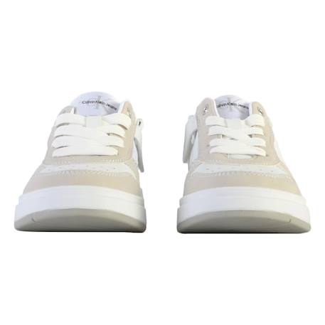 Baskets basses à lacets Blanc beige 5 - vertbaudet enfant 