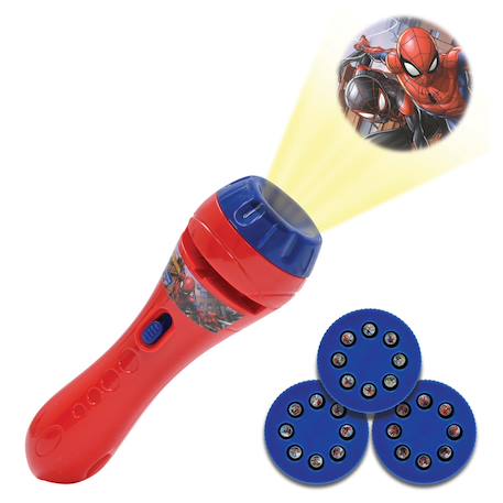 Projecteur à histoires et lampe torche spiderman Rouge 1 - vertbaudet enfant 