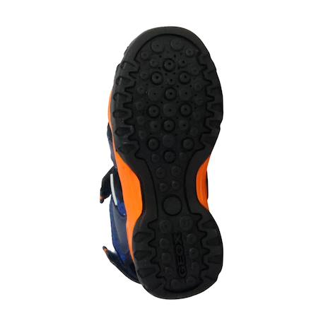 Sandales à scratch Royal orange 6 - vertbaudet enfant 