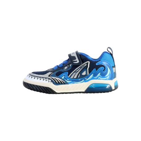 Baskets basses  à scratch Navy bleu clair 2 - vertbaudet enfant 