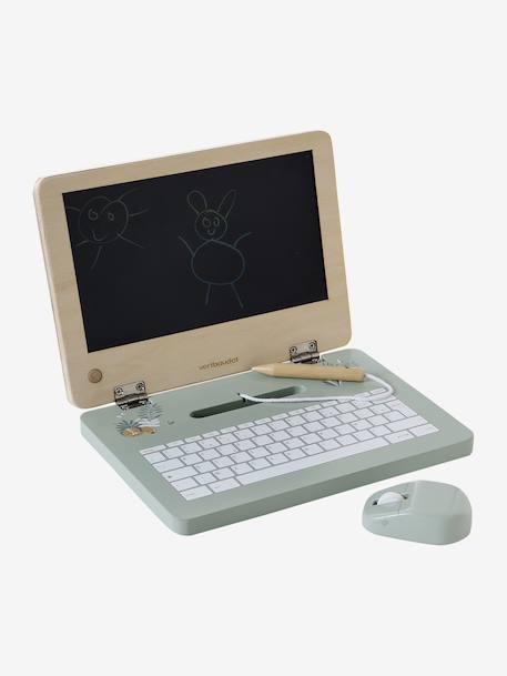 Ordinateur écran magique en bois FSC® TANZANIE bois 5 - vertbaudet enfant 