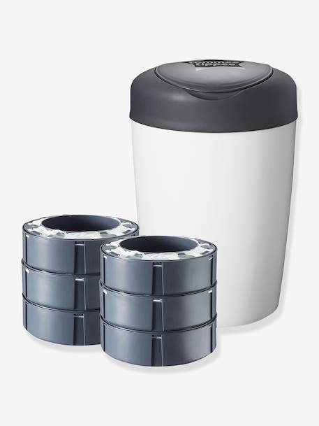 Poubelle Simplee + 6 recharges gris 1 - vertbaudet enfant 