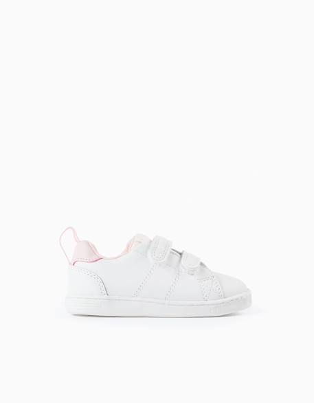 Baskets avec fermeture à scratch Blanc 1 - vertbaudet enfant 