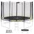 Trampoline rond ø360cm avec filet, échelle, bâche et kit ancrage - ralli 360 Vert 1 - vertbaudet enfant 