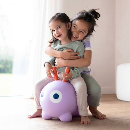 Ballon sauteur skippi Vert d'eau, rouge+Violet, rouge 10 - vertbaudet enfant 