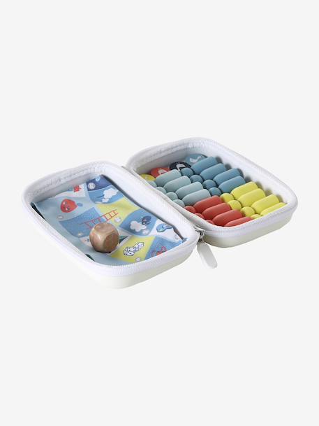 Jeu de voyage de l'oie et des petits chevaux en bois FSC® multicolore 3 - vertbaudet enfant 