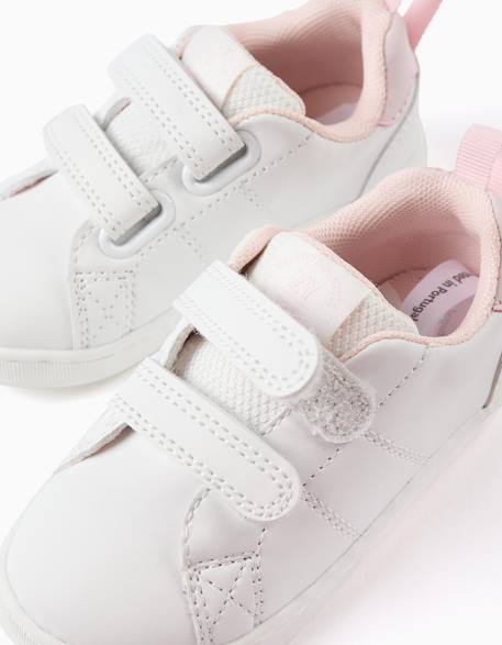 Baskets avec fermeture à scratch Blanc 3 - vertbaudet enfant 