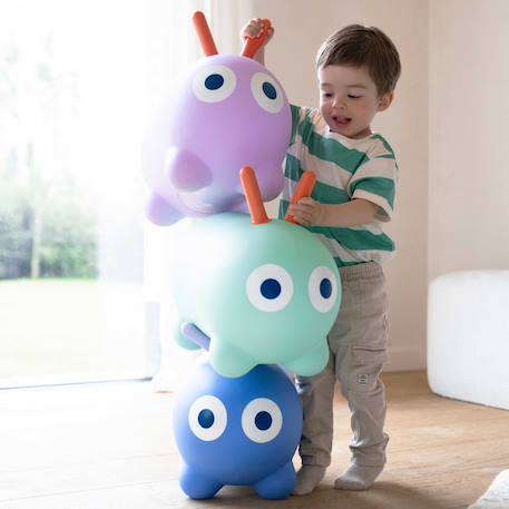 Ballon sauteur skippi Bleu, violet+Vert d'eau, rouge+Violet, rouge 6 - vertbaudet enfant 