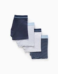 Pack 4 boxers à rayures  - vertbaudet enfant