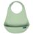 Bavoir récupérateur en silicone difax lovi Beige+Vert 7 - vertbaudet enfant 