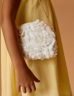 Sac bandoulière avec effet de fleurs  - vertbaudet enfant