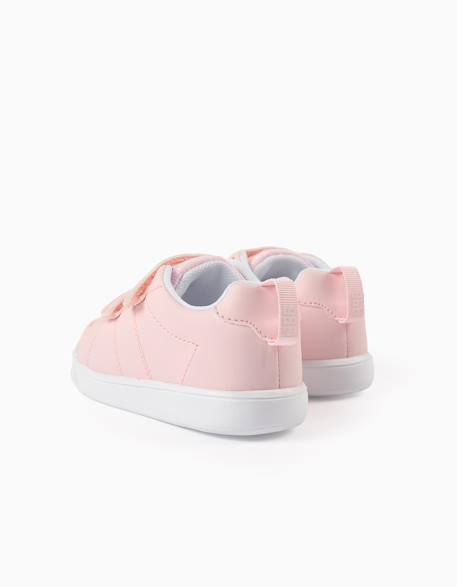 Baskets avec fermeture à scratch Rose clair 4 - vertbaudet enfant 