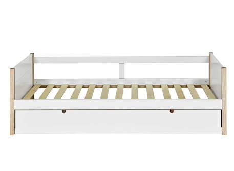 Lit gigogne banquette tyko Blanc & pin 5 - vertbaudet enfant 