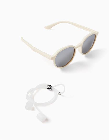 Lunettes de soleil avec protection uv niveau 3 Beige clair 2 - vertbaudet enfant 