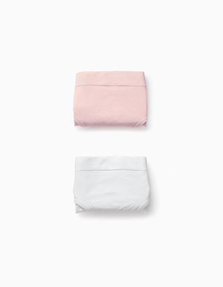 Pack 2 culottes hipsters en microfibre Multicolore 1 - vertbaudet enfant 