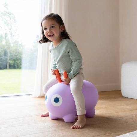 Ballon sauteur skippi Vert d'eau, rouge+Violet, rouge 8 - vertbaudet enfant 