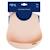 Bavoir récupérateur en silicone difax lovi Beige+Vert 3 - vertbaudet enfant 