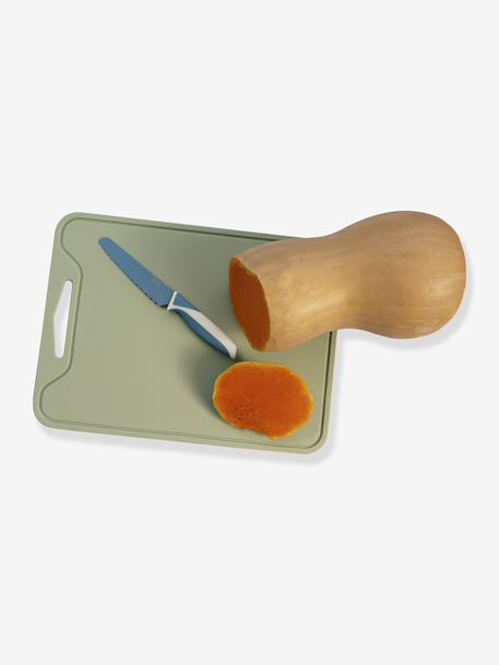 Planche à découper antidérapante beige+vert 6 - vertbaudet enfant 