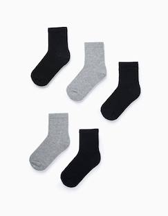 Pack 5 paires de chaussettes unies  - vertbaudet enfant