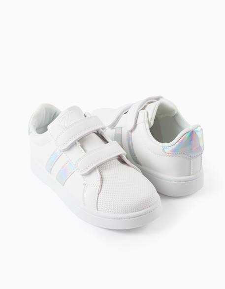 Baskets avec détails iridescentes Blanc 2 - vertbaudet enfant 