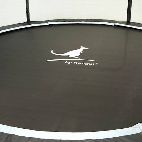 Trampoline rond bleu ø 360cm avec filet, échelle, bâche et kit ancrage Bleu 2 - vertbaudet enfant 